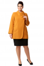 Женское пальто из текстиля с воротником 8008649