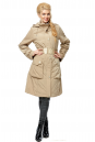 Женское пальто из текстиля с капюшоном 8008688