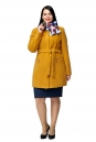 Женское пальто из текстиля с воротником 8008727