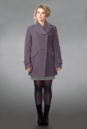 Женское пальто из текстиля с воротником 8008908-3