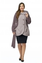 Женское пальто из текстиля с капюшоном 8008931