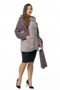 Женское пальто из текстиля с капюшоном 8008931-2