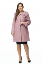 Женское пальто из текстиля с воротником 8008932