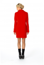 Женское пальто из текстиля с воротником 8009313-2