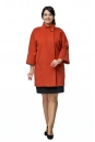 Женское пальто из текстиля с воротником 8010141