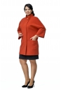 Женское пальто из текстиля с воротником 8010141-2