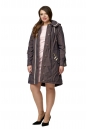 Женское пальто из текстиля с капюшоном 8010420