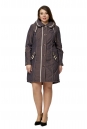 Женское пальто из текстиля с капюшоном 8010420-2