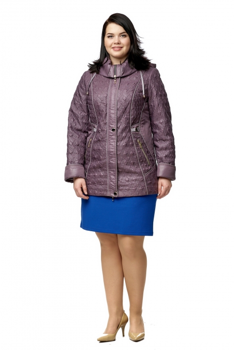 Куртка женская из текстиля с капюшоном 8010458