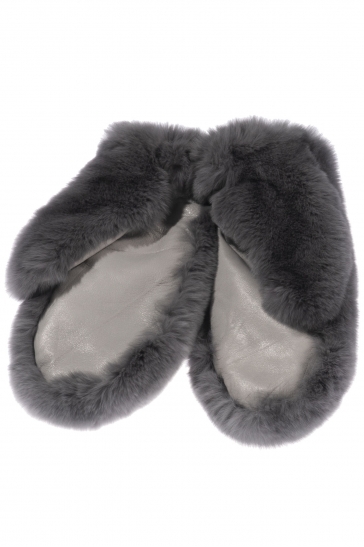 Варежки женские из кролика