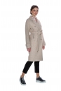 Женское пальто из текстиля с воротником 8011545