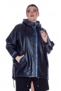 Женская кожаная куртка из натуральной кожи с капюшоном 8011569-4