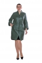 Женское кожаное пальто из натуральной кожи с воротником 8011572-2