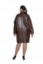 Женское кожаное пальто из натуральной кожи с воротником 8011604-3