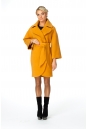 Женское пальто из текстиля с воротником 8011706-2