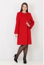 Женское пальто из текстиля с воротником 8011715