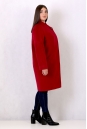 Женское пальто из текстиля с воротником 8011721-2