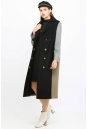 Женское пальто из текстиля с воротником 8011723