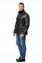 Мужская кожаная куртка из натуральной кожи на меху с воротником 8011757-2