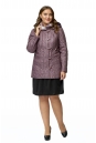 Куртка женская из текстиля с капюшоном, отделка искусственный мех 8011779