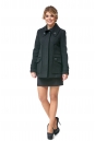 Женское пальто из текстиля с воротником 8011853