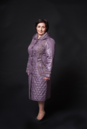 Женское пальто из текстиля с капюшоном 8011877-2