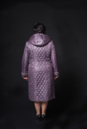 Женское пальто из текстиля с капюшоном 8011877-3