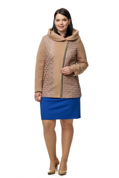 Куртка женская из текстиля с капюшоном 8011893