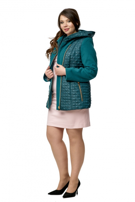 Куртка женская из текстиля с капюшоном 8011894