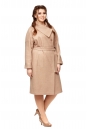 Женское пальто из текстиля с воротником 8011914-2