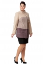 Женское пальто из текстиля с воротником 8012057-2