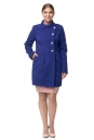 Женское пальто из текстиля с воротником 8012096