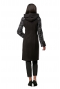 Женское пальто из текстиля с капюшоном 8012498-3