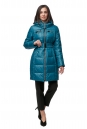 Женское пальто из текстиля с капюшоном 8012714