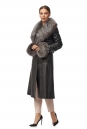 Женское кожаное пальто из натуральной кожи с воротником, отделка лиса 8014735-2