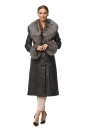 Женское кожаное пальто из натуральной кожи с воротником, отделка лиса 8014735-3