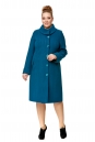 Женское пальто из текстиля с воротником 8015895