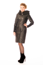 Женское пальто из текстиля с капюшоном 8015964-3