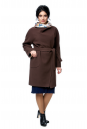 Женское пальто из текстиля с воротником 8015987