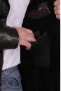 Мужская кожаная куртка из натуральной кожи на меху с воротником 8022841-4