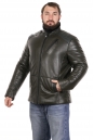 Мужская кожаная куртка из натуральной кожи на меху с воротником 8022851