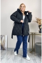 Куртка женская из текстиля с капюшоном 8024016-2
