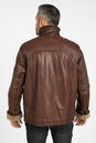 Мужская кожаная куртка из натуральной кожи на меху с воротником 3600186-3