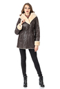 Женская кожаная куртка из натуральной кожи на меху с капюшоном 3600239-2