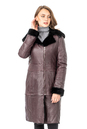Женское кожаное пальто из натуральной кожи на меху с капюшоном 3600248