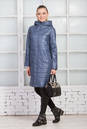 Женское пальто из текстиля с капюшоном 1000379-3