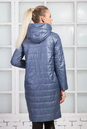 Женское пальто из текстиля с капюшоном 1000379-4
