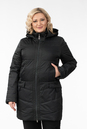 Женское пальто из текстиля с капюшоном 1001240