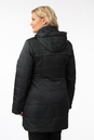 Женское пальто из текстиля с капюшоном 1001240-3