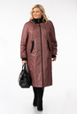 Женское пальто из текстиля с капюшоном 1001257-4